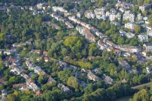 Quartiers résidentiels au sud de Uccle