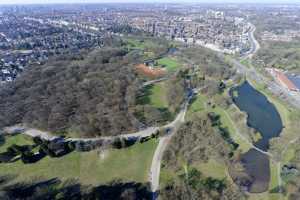 Parc de Woluwe, depuis le sud