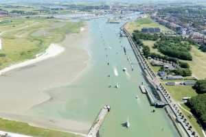 De monding van de IJzer - Zeegat Nieuwpoort