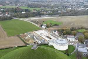 Mémorial de la Butte du Lion de Waterloo - Chantier en Novembre 2013