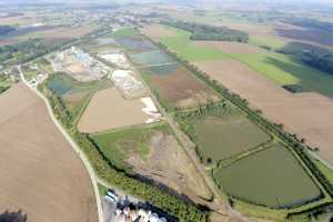 Raffinerie Tirlemontoise, site de Longchamps - Bassins de déantation