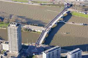 Pont Atlas, chantier en février 2020