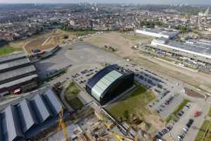 Siège de l’IBGE sur le site de Tour & Taxi (Arch:© Cepezed / Samyn & Partners)