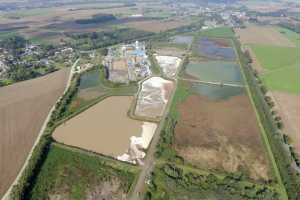 Raffinerie Tirlemontoise, site de Longchamps - Bassins de déantation