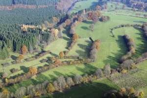 Paysage de campagne sur les hauteurs de Stavelot