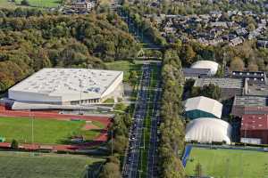 Centre sportif du Blocry, Piste Indoor - Louvain-la-Neuve