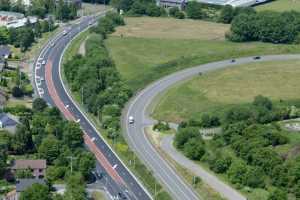 N3, entrée Est de Battice