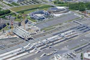 Gare de Mons (Chantier en Mai 2017)