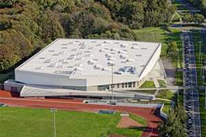 Centre sportif du Blocry, Piste Indoor - Louvain-la-Neuve