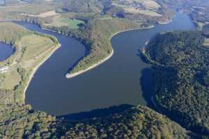 Lac de la Haute Sûre à hauteur de Insenborn