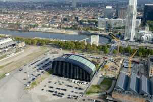 Siège de l’IBGE sur le site de Tour & Taxi (Arch:© Cepezed / Samyn & Partners)