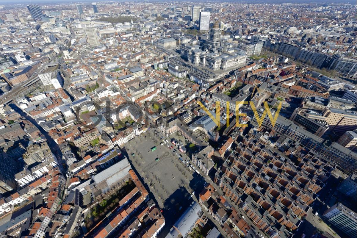 Quartier des Marolles, place du Jeu de Balle