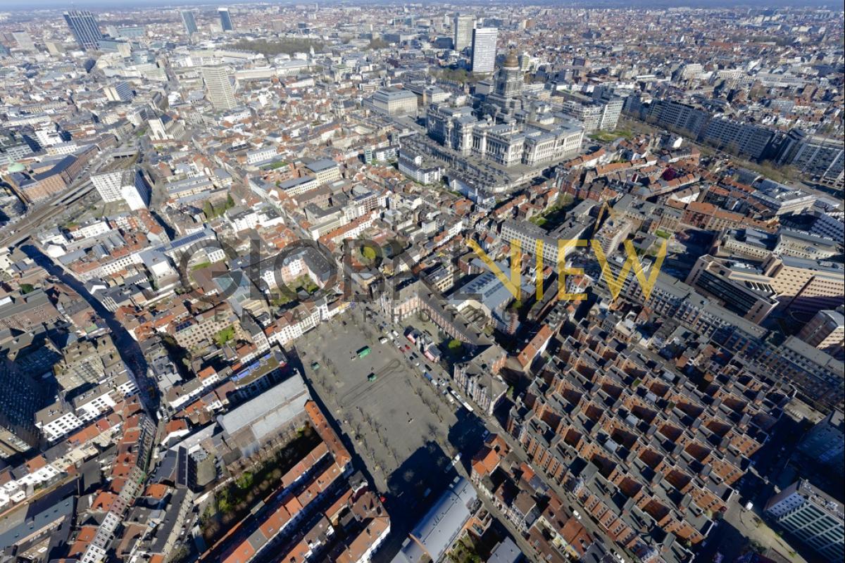 Quartier des Marolles, place du Jeu de Balle