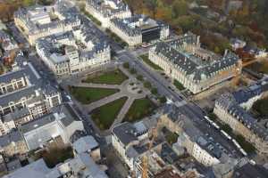 Place des Martyrs, Rousegartchen, ArcelorMittal S.A. - Luxembourg Ville