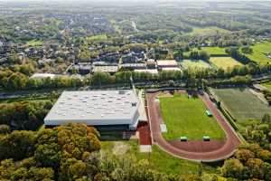 Centre sportif du Blocry, Piste Indoor - Louvain-la-Neuve