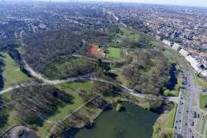 Parc de Woluwe, depuis le sud