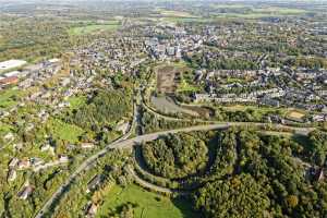 Vues générales de Louvain-la-Neuve, depuis l'ouest