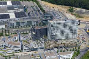 BGL BNP Paribas Kirchberg - Chantier en juin 2016