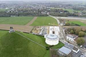 Mémorial de la Butte du Lion de Waterloo - Chantier en Novembre 2013