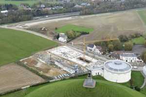 Mémorial de la Butte du Lion de Waterloo - Chantier en Novembre 2013