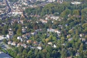 Quartiers résidentiels au sud de Uccle